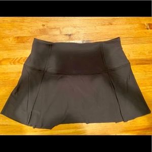Lululemon Lost in the Pace Black Skirt
